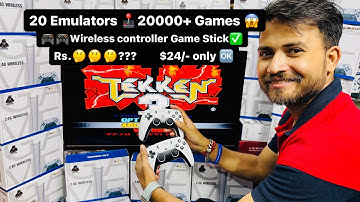 New M15 Game Wireless game stick🎮🎮20 Emulator 20000+Games✅❤️😱 #videogame #trendyourstyle #gamestick
