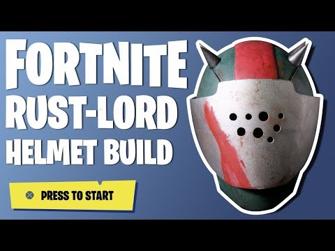 Fortnite Rust Lord Helmet 3d Print Build Fortnite Cosplay Youtube - rust lord rigged fortnite roblox