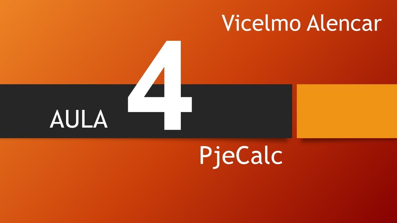 Aula 4 PjeCalc - Calculando FGTS
