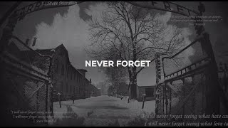 Never forget, Holocaust remembrance Day 2021