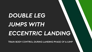 Exercises with an Athletic Trainer: Double Leg Jumps with Eccentric Landing