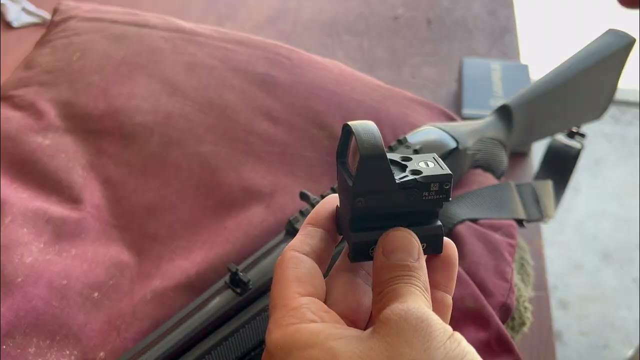 Ruger 10/22. Tactical Solutions scope rail install. Leupold DeltaPoint