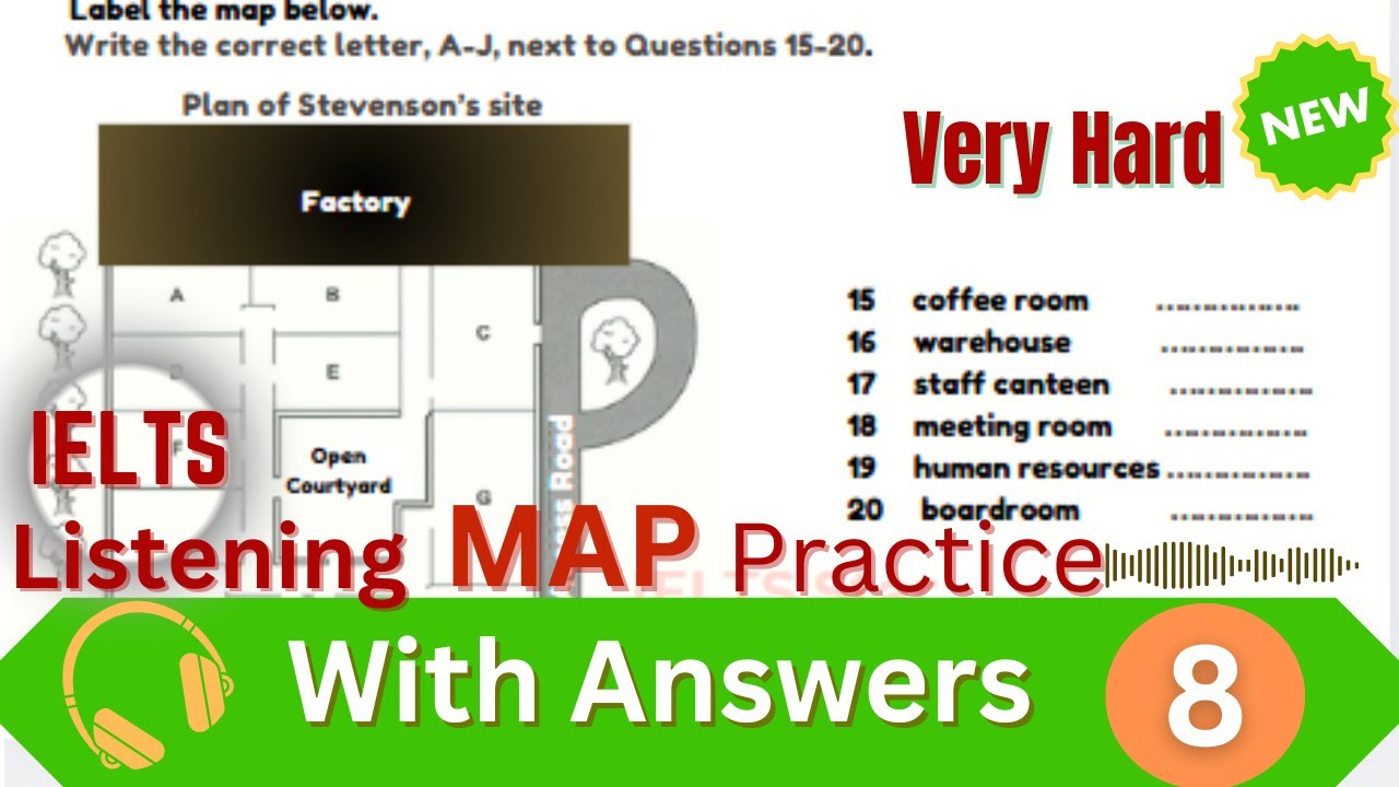 IELTS Listening Map Practice Test 8 with Answers | Cambridge Style 2025 ...