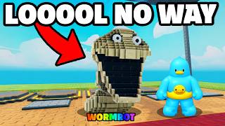 I GOT FIRST NEW WORMROT in BE A LUCKY BLOCK ADMIN ABUSE...