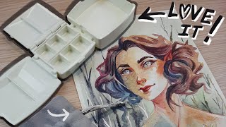 Best Travel Palettes for Plein Air, I swear! Portable Painter Micro Review