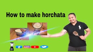 How to make horchata or samalamig