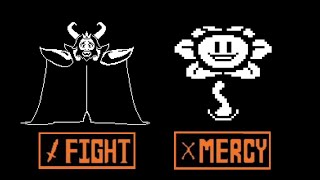 Floweys Dialogue If You Only Kill Asgore In Undertale