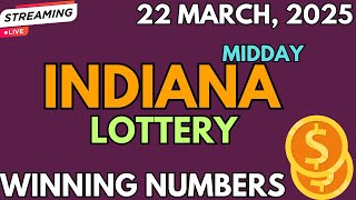 Indiana Midday Lottery Results For - 22 Mar, 2025 - Daily 3 - Daily 4 - Powerball - Mega Millions
