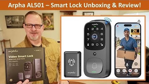 Arpha AL501 Smart Door Lock - Fingerprint & Touchscreen Keyless Entry Plus More! #diy #smarthome