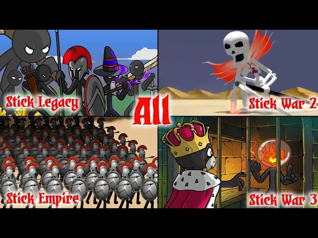 Evolution of All Stick War Games 2009-2022 (Stick War 1, 2 , 3, Empires,  Legacy) 