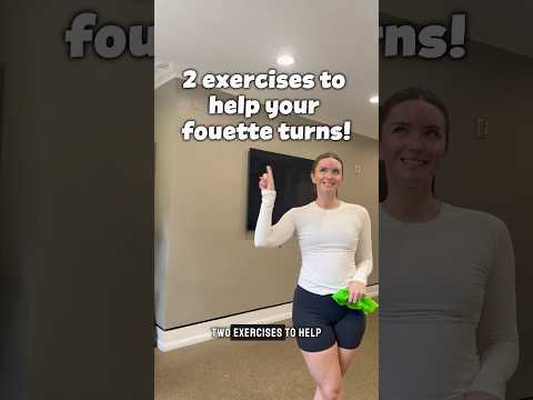 If you're struggling with that working leg in your fouetté turns...