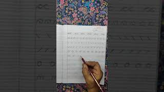 Learn Basic Strokes of Cursive-Stroke-16 #shorts #homeschooling #amazing #kindergarten #viral #diy