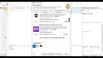 Maven install and maven plugin for eclipse