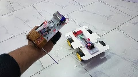 Hand Gesture Controlled Robot using L298 motor driver and Accelerometer | without Arduino