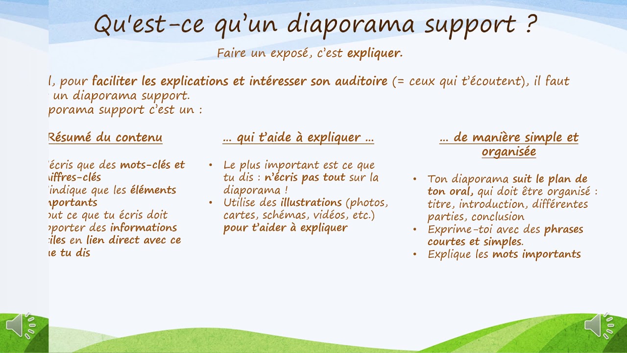 2 5b Realiser Un Diaporama Support Youtube