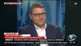 Crin Antonescu: „E important să se formeze un guvern fără AUR, fără SOS, fără Bolojan și fără USR”