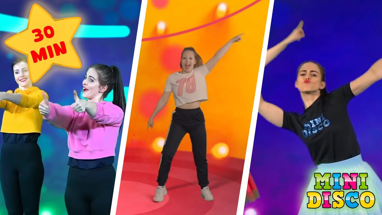 Dansliedjes voor Kinderen | 30 min dansen met Minidisco ⏰ 🕺
