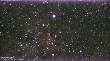 Satellite detection test - Nvidia AGX Orin & IMX485MC camera & 50mm F1.4 lens