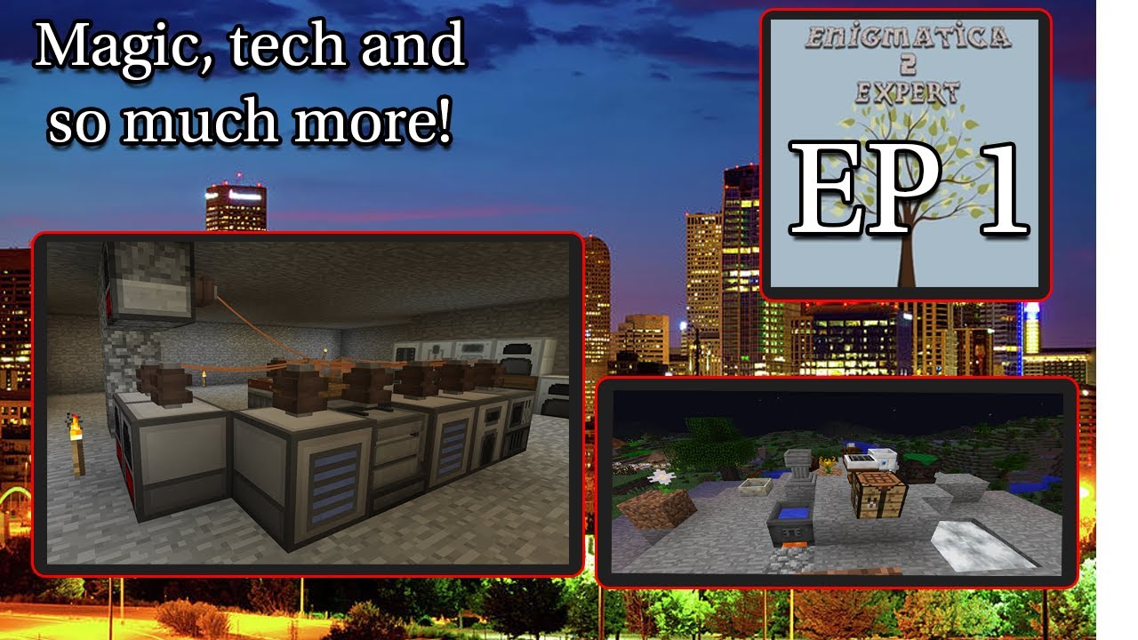 2 enigmatica 2 expert (E2E ep 1)