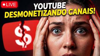 🔴Live YouTube DESMONETIZANDO CANAIS DARK? Fato ou Boato???