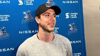 End of 2023-24 season Manitoba Moose media availability | Ashton Sautner