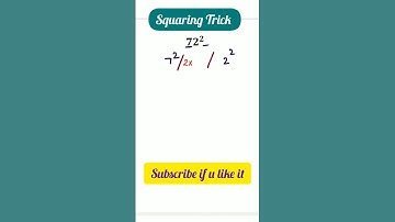 Squaring Trick -Vedic Maths #shorts #maths