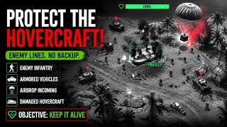 Protect the Hovercraft! 🔥 Enemy Forces Closing In | Drone Warfare Gameplay (4K) screenshot 2