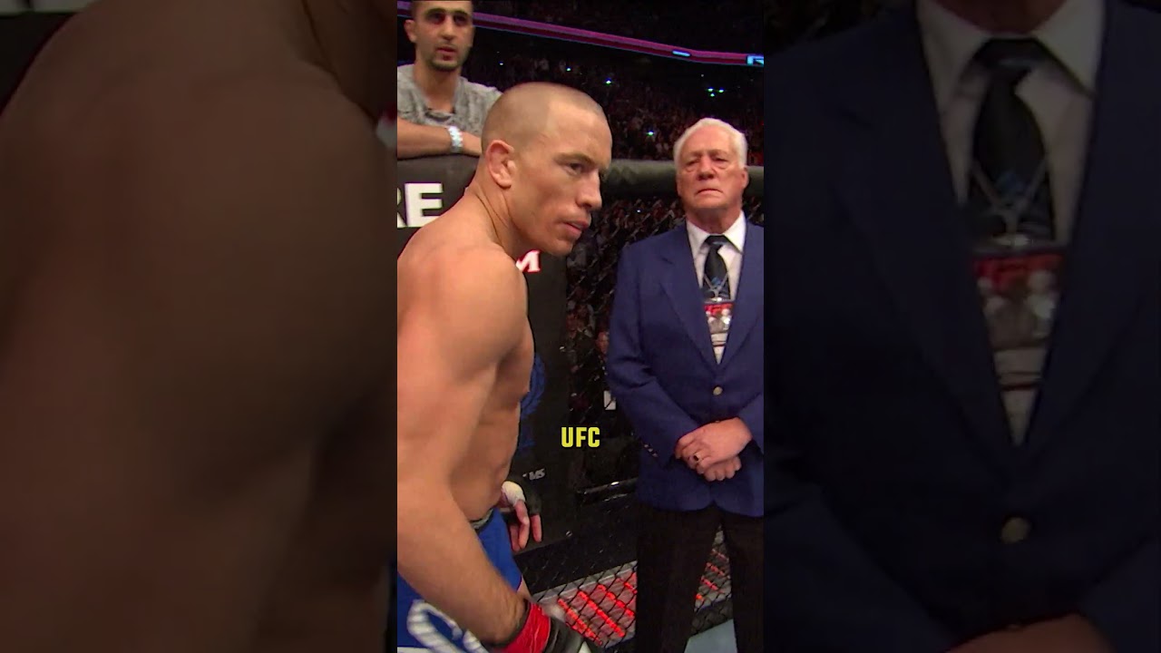 The crowd in Montreal was enjoying GSP's introduction! 