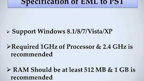 Easy to  free  download EML to PST Converter Software .