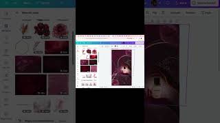 Perfume Advertisement Design in Canva | Easy Product Ad Tutorial #shorts
