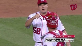 ARI@WSH: Papelbon retires Pennington to earn the save