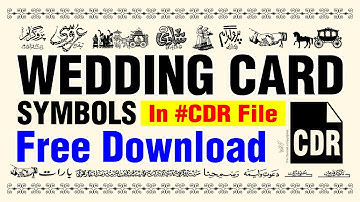 Best Wedding Card Symbols, Clip-Arts & Vectors in CorelDRAW - 2018