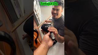 Terkejut Dia