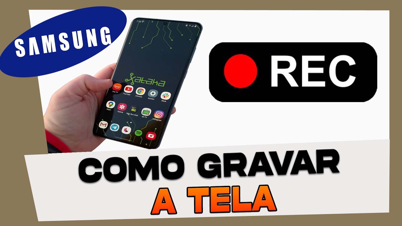 Como Gravar a Tela do Celular Samsung - YouTube