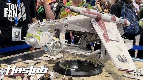 HASLAB Star Wars Vintage Collection LAAT/i Gunship Upclose Look│SDCC 