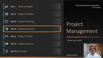 Project Management course - 4 Project Execution