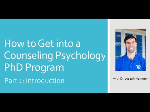 part time phd counseling psychology