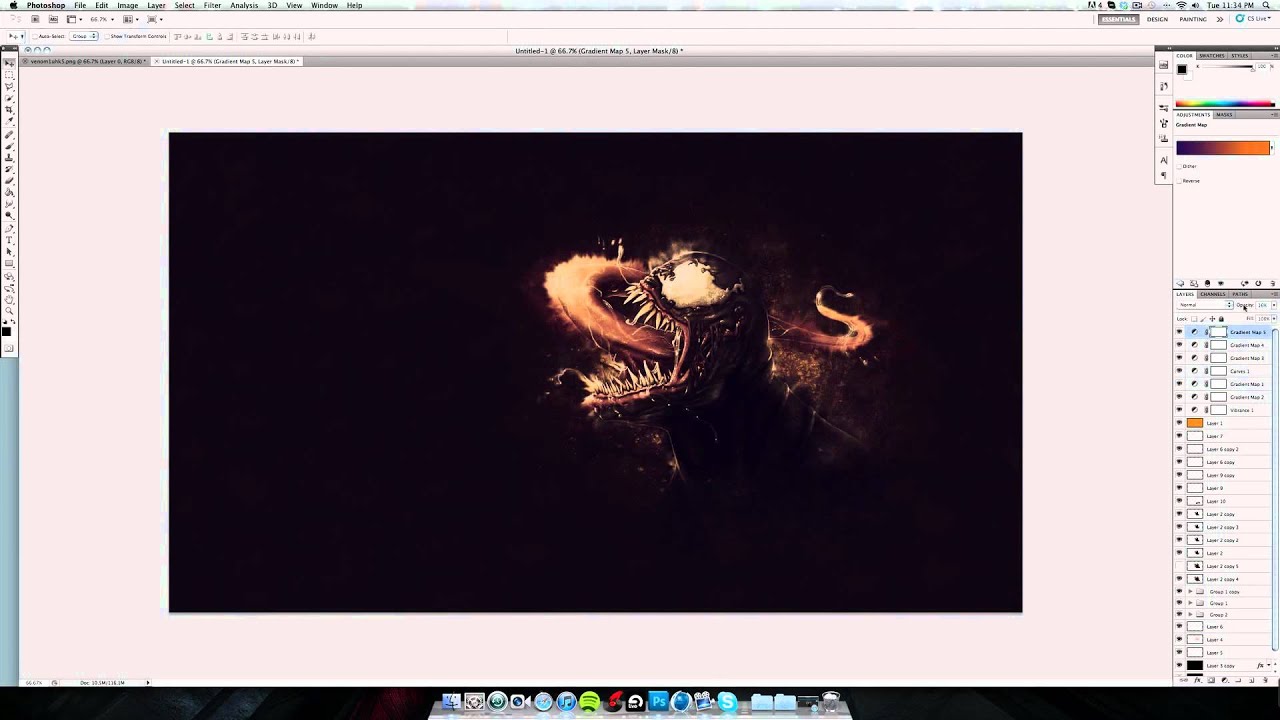 "Venom" Speed art by ThrasherDZN