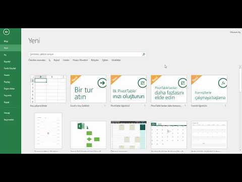 Excel Eğitimleri 1.