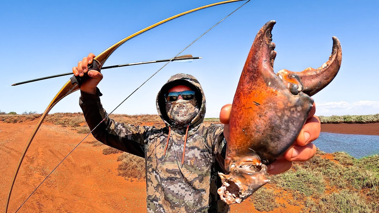 BOW n ARROW Mission - Eating Only What I Catch (Cooking on Fire)