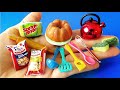 10 DIY BARBIE Miniaturas realistas para fazer em casa: Comidinhas, Mini Bolo, Chaleira, Biscoitos