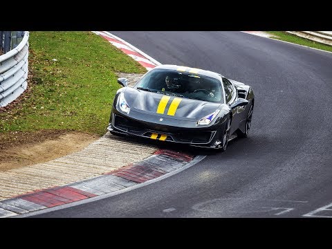 first-lap:-ferrari-488-pista-breaking-in-on-the-nürburgring!