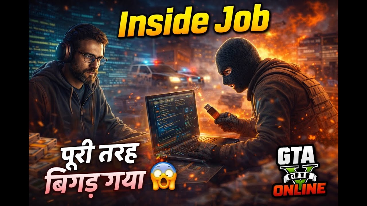 “ये Inside Job पूरी तरह बिगड़ गया 😱 | Avi Schwartzman | GTA Online”