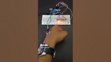 Led balancing with mpu6050 gyroscope