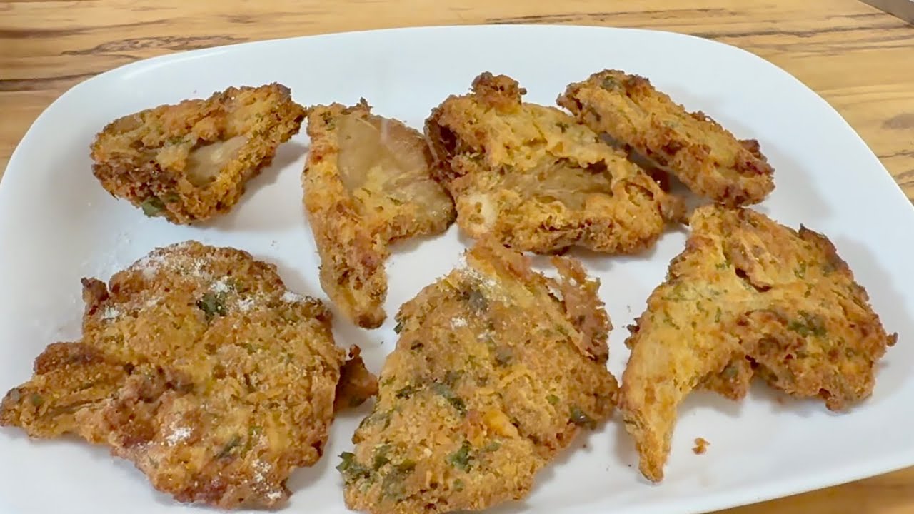 FUNGHI FRITTI, COTOLETTA DI FUNGHI, Pleurotus FRITTI