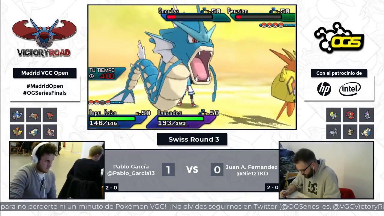 [VGC18] Madrid Open - Suizo Ronda 3 - LIVE