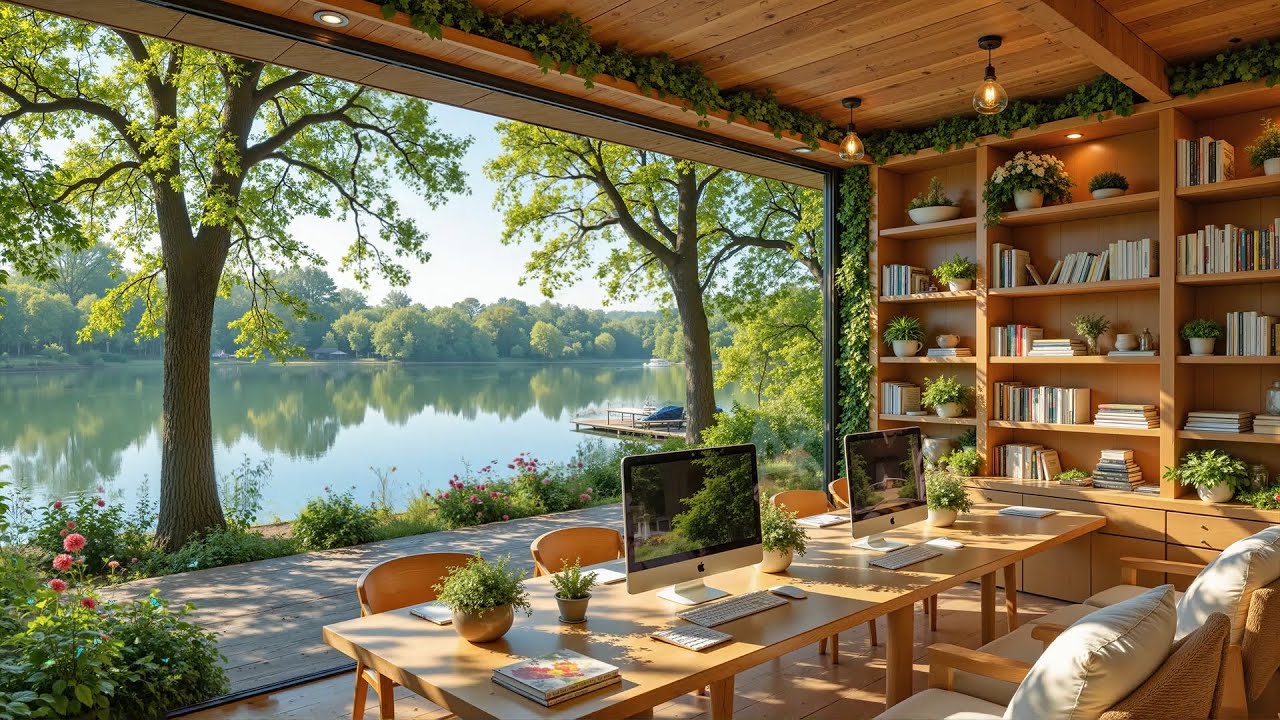 Refreshing Jazz In Tranquil Ambience | Warm Soothing Jazz Music To Study, Focus & Relaxing