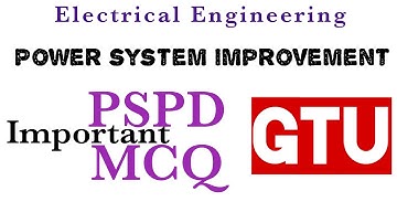 PSPD MCQ Power System improvement  #Power system planning and design mcq #gtupspdmcq