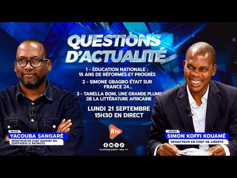 Question d’actualité du Lundi 21 septembre 2026