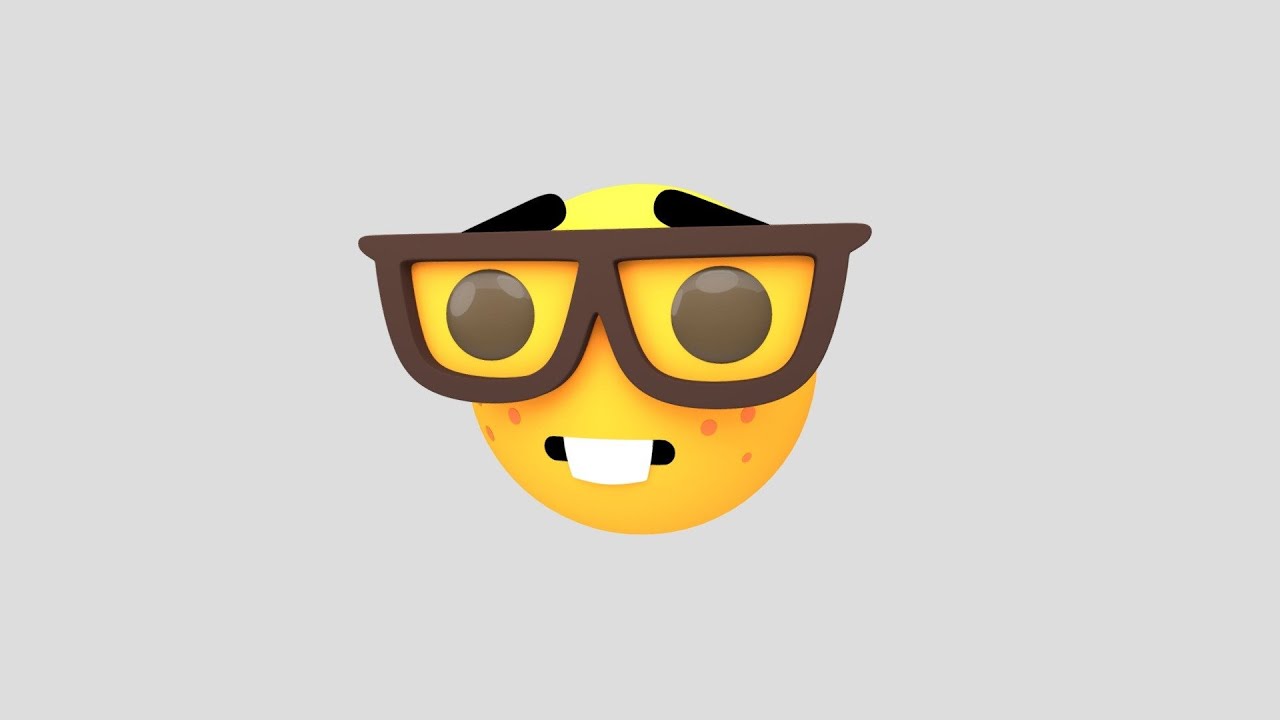 Nerd emoji meme